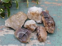 MIXED ROUGH ROCK ROCK STONE LAPIDARY SPECIMEN