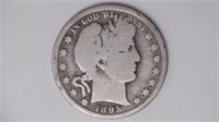 1895-O Liberty Head Barber Half Dollar