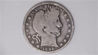 1896 Liberty Head Barber Half Dollar