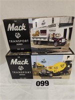 2 Mack Model R600 Transport Series Trucks,