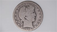 1896-O Liberty Head Barber Half Dollar