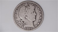 1900-O Liberty Head Barber Half Dollar