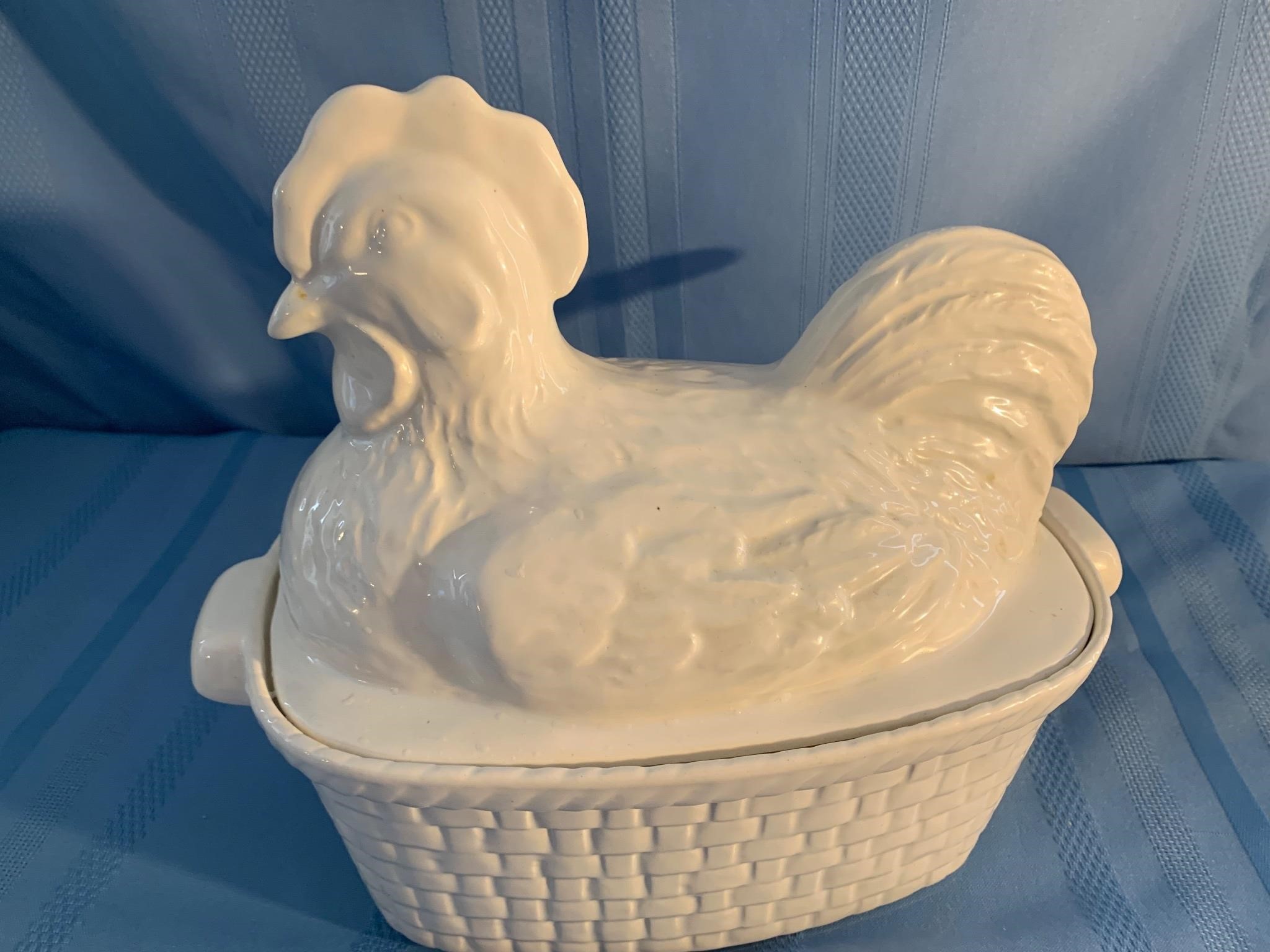 Chicken Tureen Whittier Pottery
