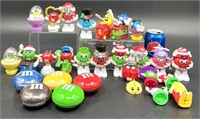 Lot of Misc Small M&M Containers Dispensers