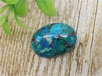 SHATTUCKITE CABOCHON ROCK STONE LAPIDARY SPECIMEN