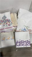 Embroidered Linens Lot