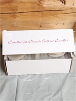 100 candlelight church service candles