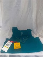 NWT- Ruby Rd. Tank (turquoise)