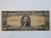 1922 $20 Gold Certificate FR-1187