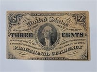 3 Cent Fractional Currency Note FR-1227