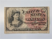 10 Cent Fractional Currency Note FR-1257