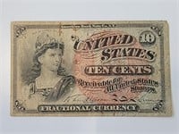 10 Cent Fractional Currency Note FR-1259