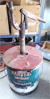 Vintage Harvest Lubricant Can and Hand Pump