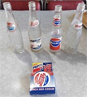 Vintage Pepsi - Cola Lot Bottles