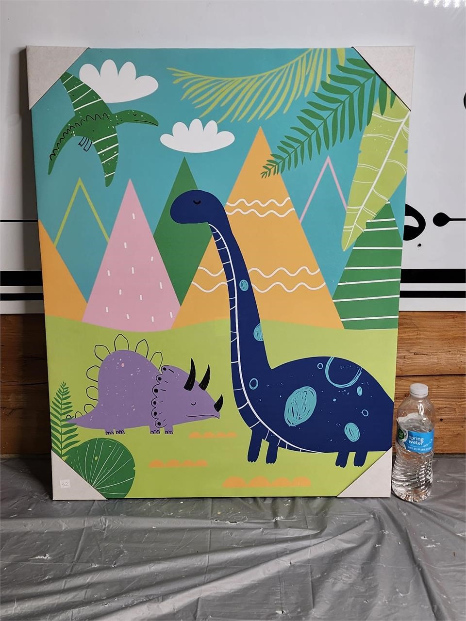 22 x 28 canvas dinosaur
