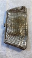 Silver Colored Metal Clutch Bag