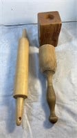 Wooden Rolling Pin Kitchen Lot