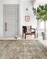 Loloi LAYLA  9'x12'x .13" Thick, Area Rug Olive