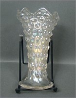 Fenton White Rustic 7" Vase