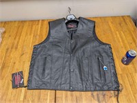 Highway Hawks 4XL Leather Vest