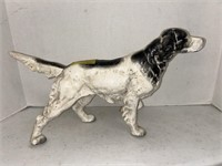 Cast Iron Setter Dog Statue
