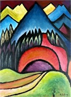 ALEXEJ VON JAWLENSKY OIL PAINTING