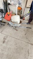 Wheel Barrow with contents
