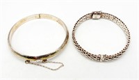 Vintage Sterling Bangle Bracelets