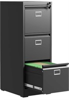 3 Drawer File Cabinet, Metal Vertical cabinets.
