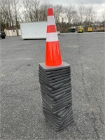 Skid Lot Of (25) Traffic Cones