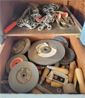 U - GRINDING DISCS, CHAIN, WOOD TOOL HANDLES