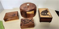 Cedar Trinket/ Jewelry Boxes (4)