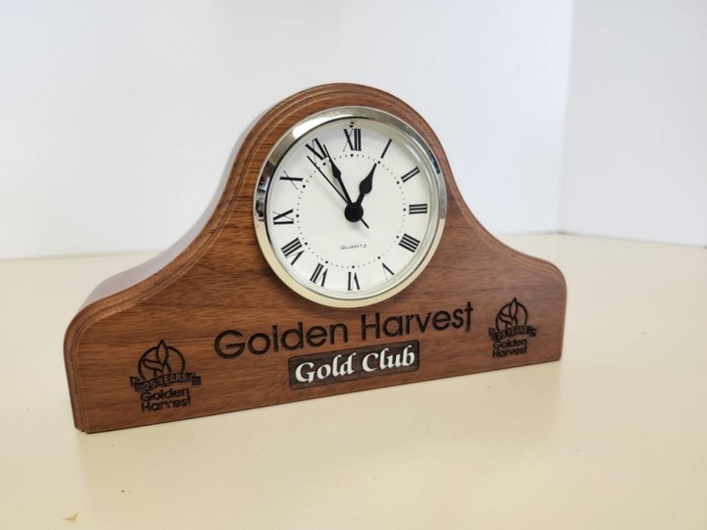 Golden Harvest Clock, Gold Club Member
