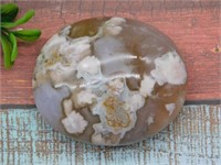 HATMANS FLOWER PETAL AGATE ROCK STONE LAPIDARY SPE