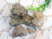 MIXED LOT ROCK STONE LAPIDARY SPECIMEN