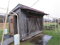 12FTX9FT SHED WITH 3FT OVERHANG - WITH DOUBLE