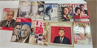Magazines, back issues, Kennedy,