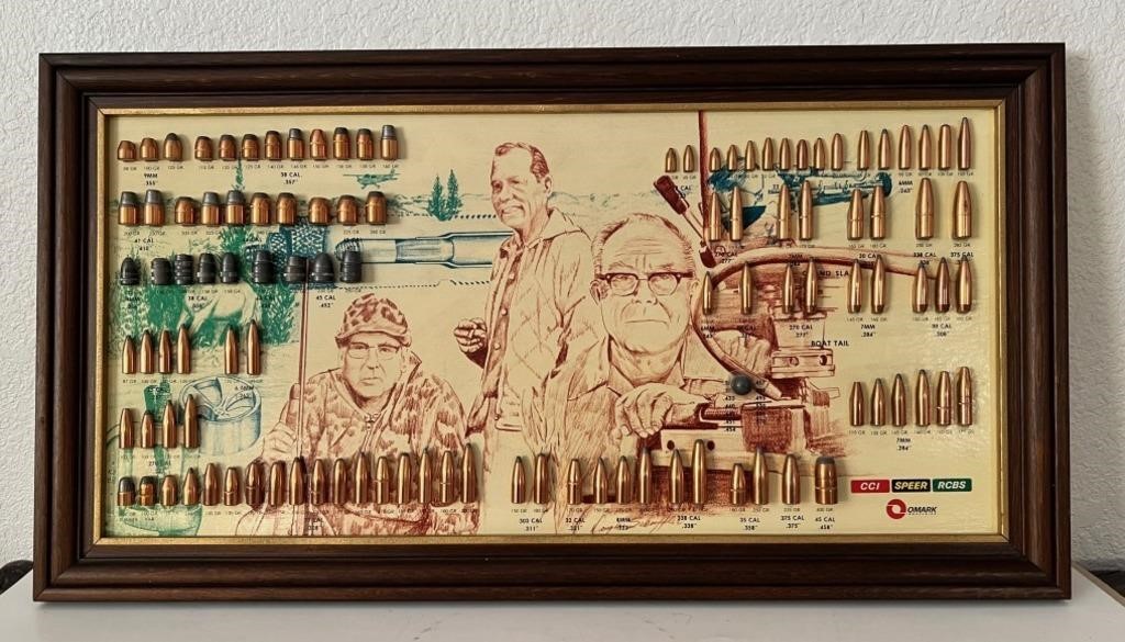 Framed Ammunition Collection #2
