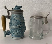 Collectable Fishing & Glass Steins
