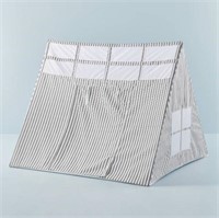 Kid's Striped Stargazing Play Tent White/Gray