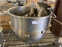 Hobart 60qt Bowl & Attachments