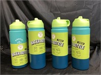 YOUTH WATER BOTTLES / 4 PCS / NEW