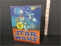 RARE ORIGINAL 1978 STAR WARS WAX PACK CARD BOX