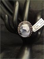 DENDRITE OPAL RING / SIZE 7
