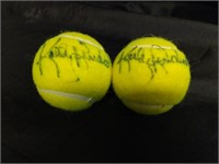 TENNIS BALLS / AUTOGRAPHED / 2 PCS / US OPEN