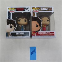 (2) Funko Pop! incl. Clue and Stranger Things