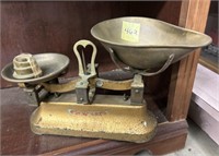 R. W. Wood Metal Balance Scale