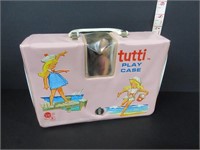 1965 TUTTI-BARBIE DOLL WITH CASE & SOME CLOTHES
