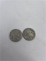 2-Buffalo Nickels