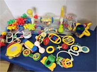 Baby Toys, rattles, horns, crib toys